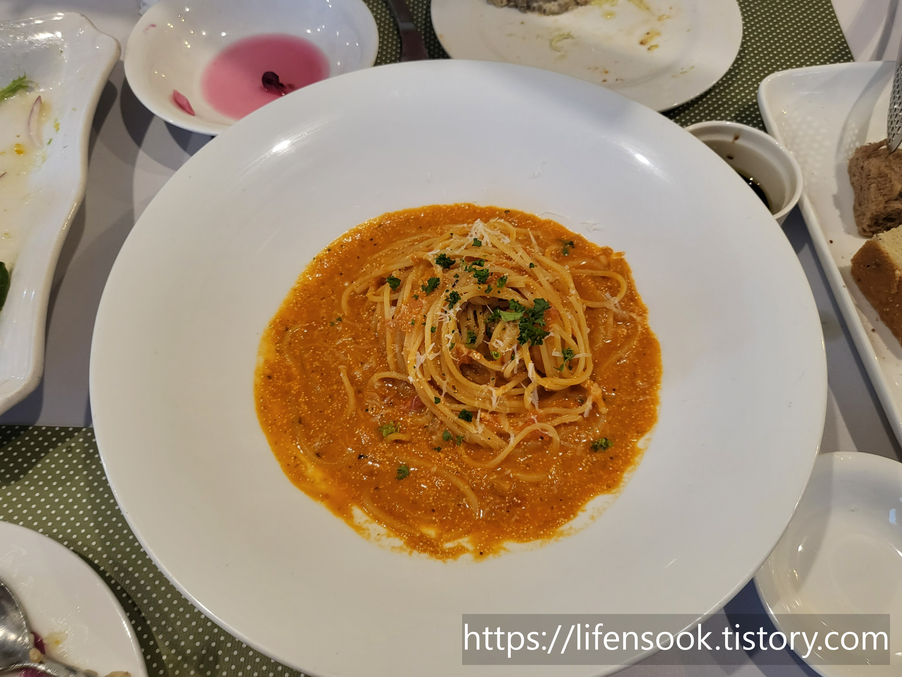 어반가든 명란 로제 파스타