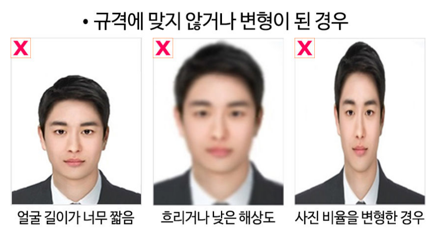 여권 사진 규격
