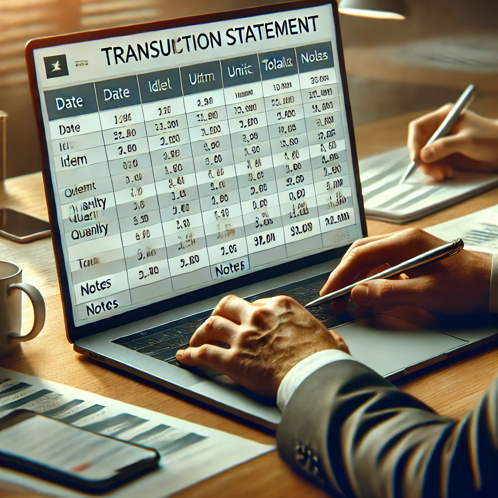 엑셀거래명세서