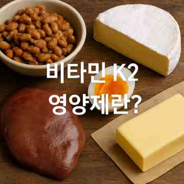 비타민 k2와 낫토 이미지