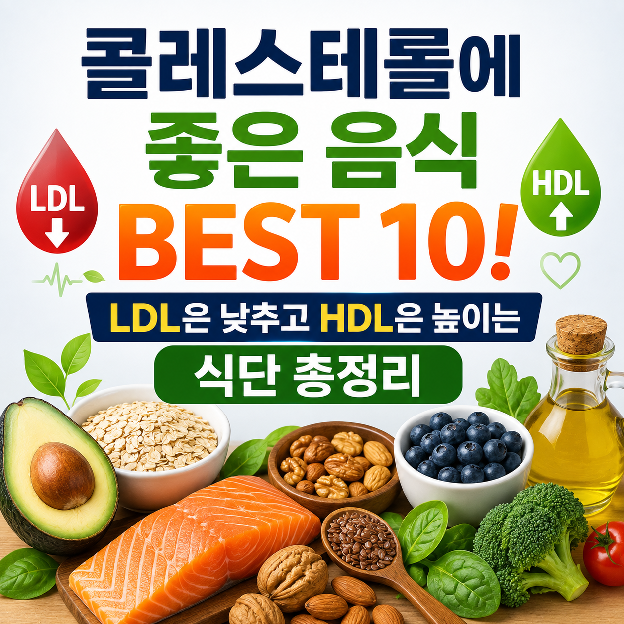콜레스테롤에 좋은 음식