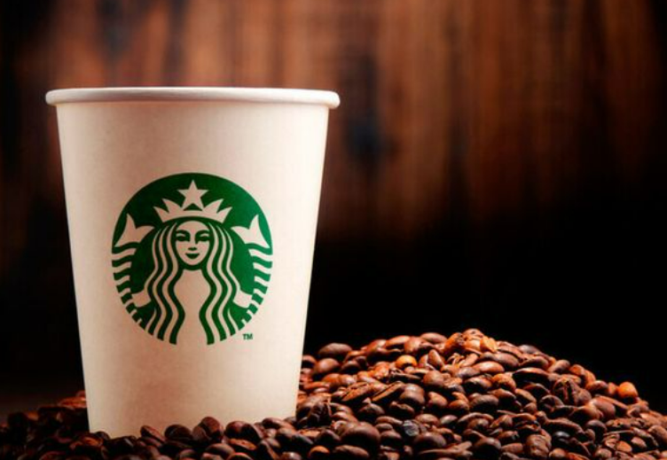커피원두와 스타벅스 이미지