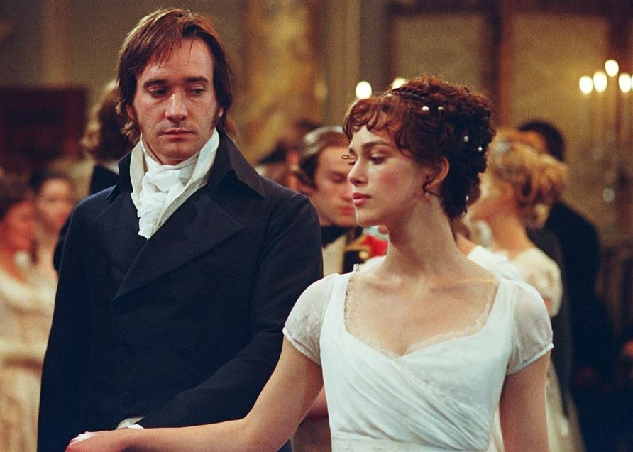 조 라이트(Joe Wright)가 감독하고 2005년에 개봉한 영화 "오만과 편견(Pride and Prejudice)"의 한 장면