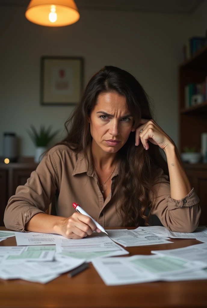 예금와 CMA 통장 비교하며 고민하는 여자 이미지