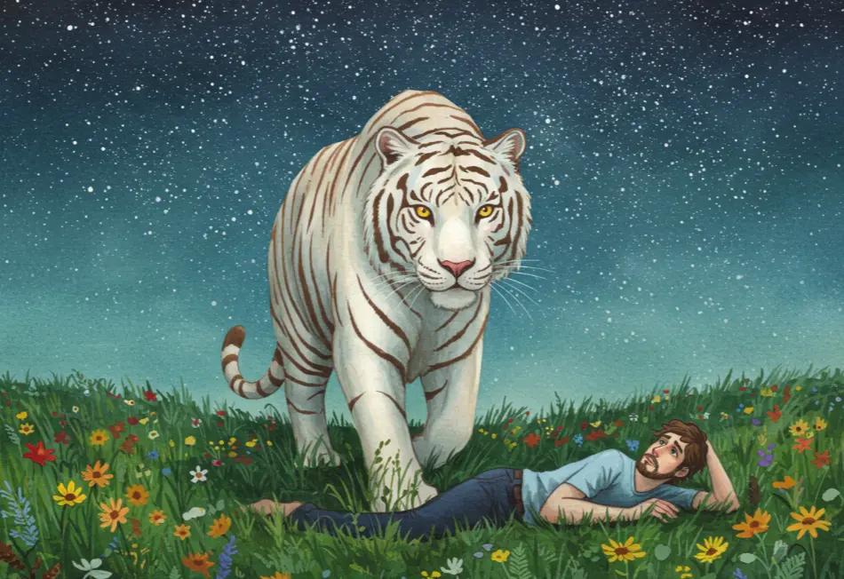 호랑이를 만나는 꿈 해몽