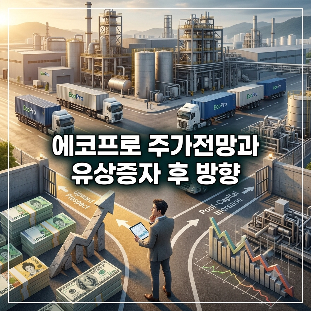 에코프로 주가전망과 유상증자 후 방향
