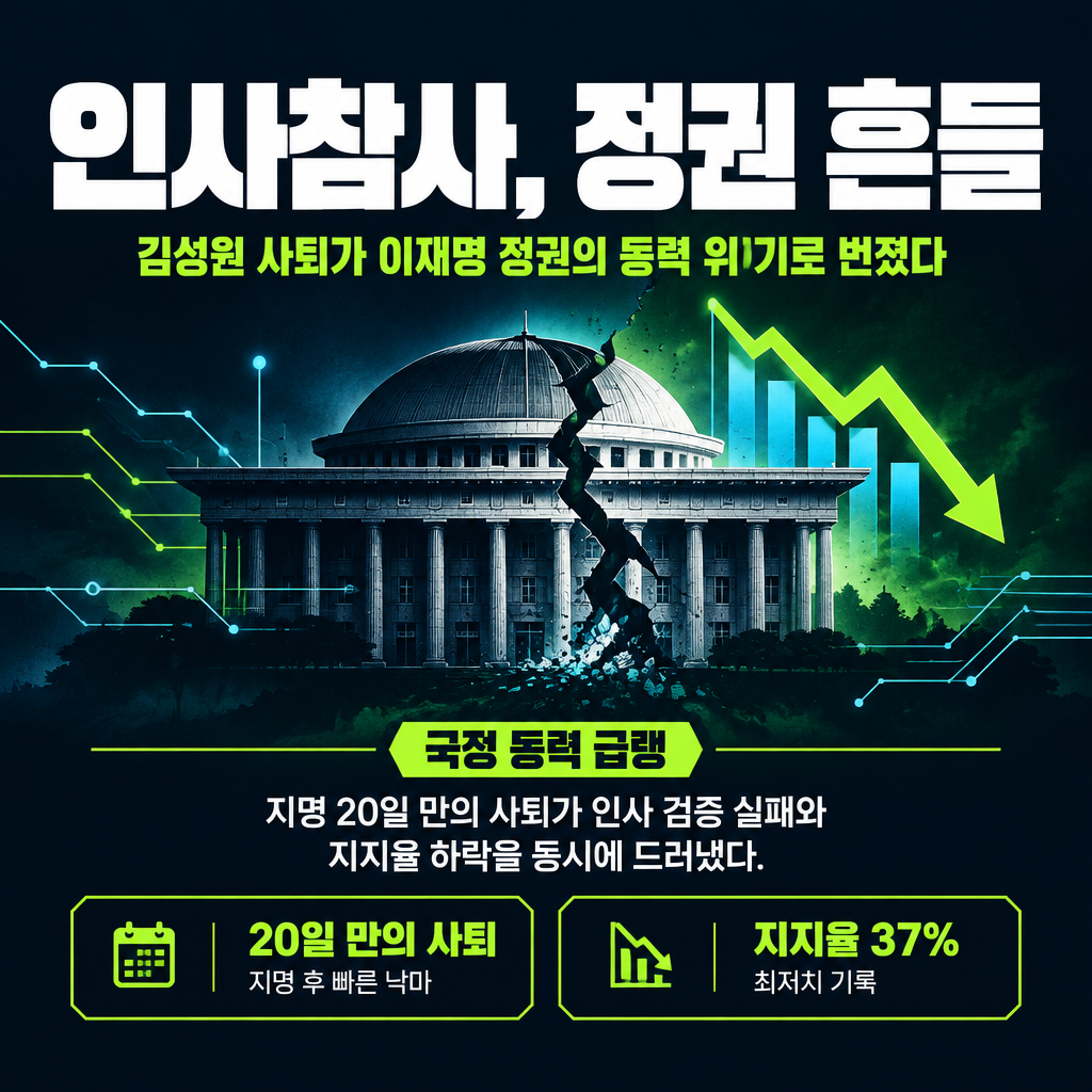 인사참사, 정권 흔들