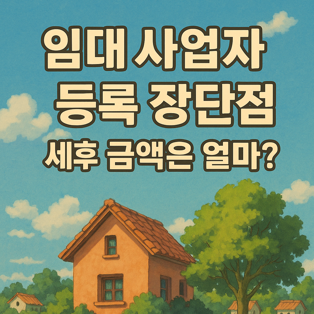 임대사업자 등록 장단점
