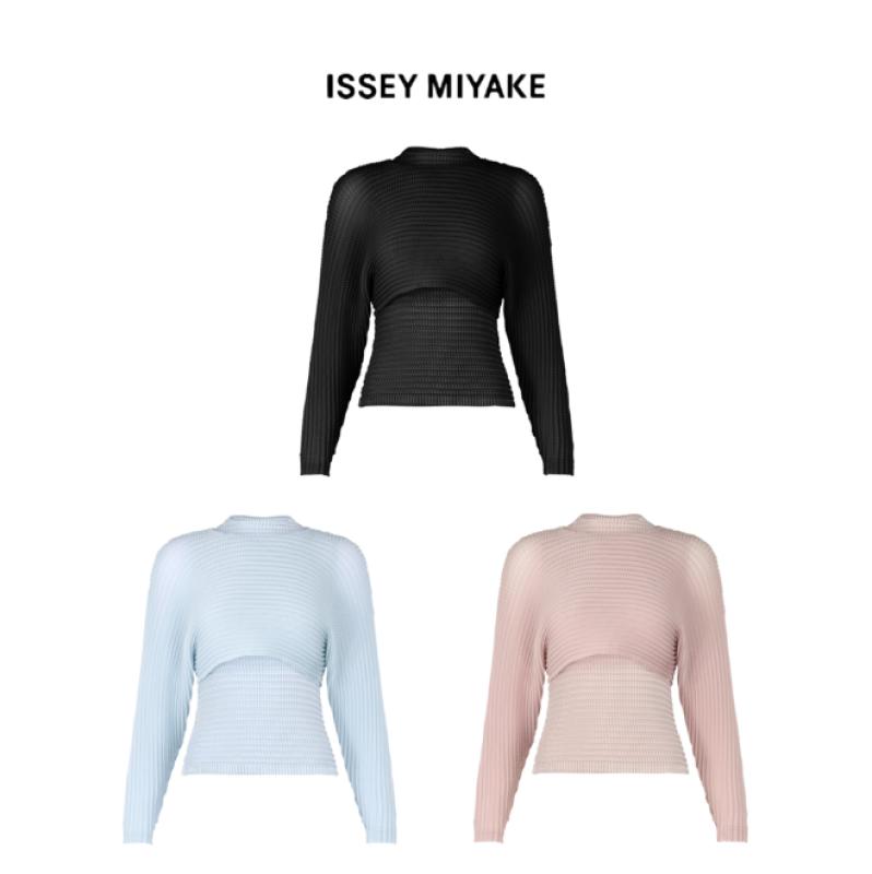 이세이미야케 ISSEY MIYAKE LAYERED PLEATS 레이어드 플리츠 긴소매셔츠 IM41FJ613