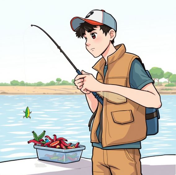 떡밥 없는 한강 생미끼, 루어 낚시법