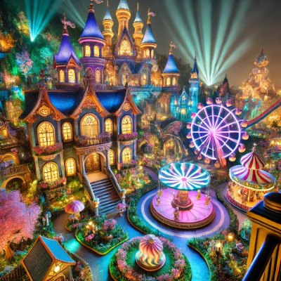 테마파크 이미지 사진