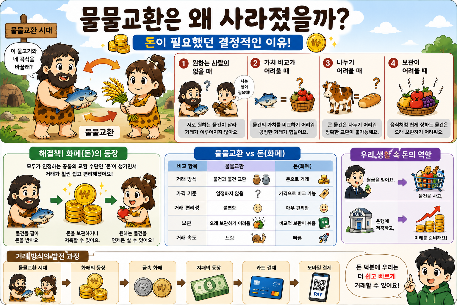 물물교환은 왜 사라졌을까