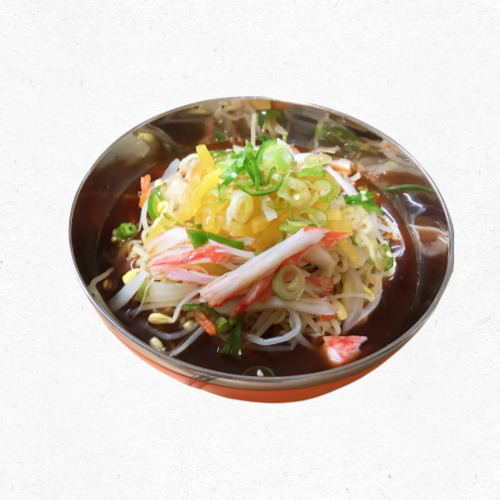 유자향 가득한 간장 냉라멘 그릇