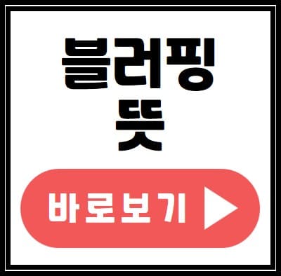 블러핑 뜻