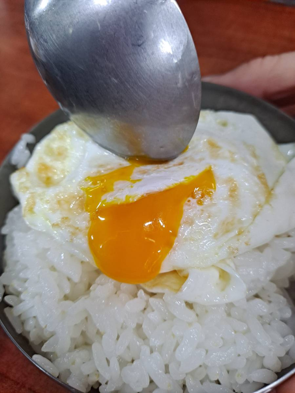 계란후라이 반숙