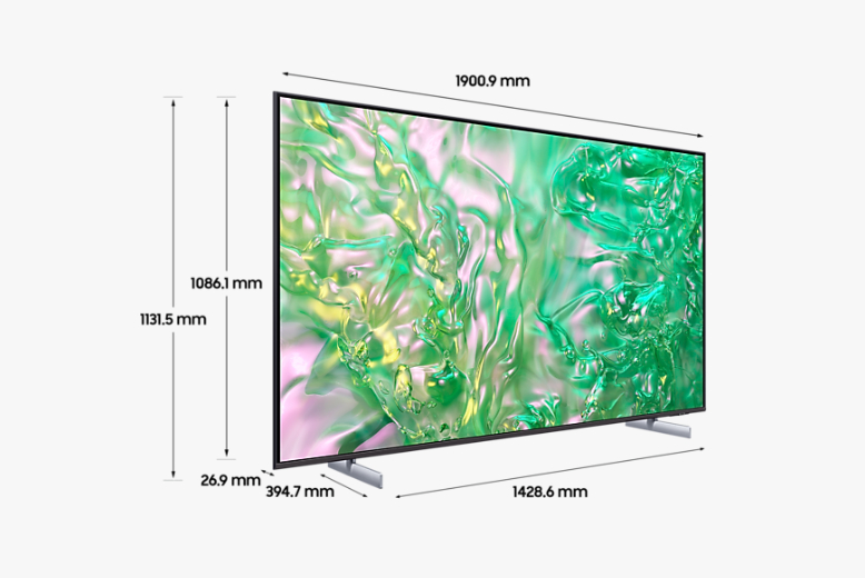 삼성전자 TV 2024 크리스탈(Crystal) UHD UD8000 214 cm(85인치) 스탠드형, 풀 모션 슬림핏 벽걸이형