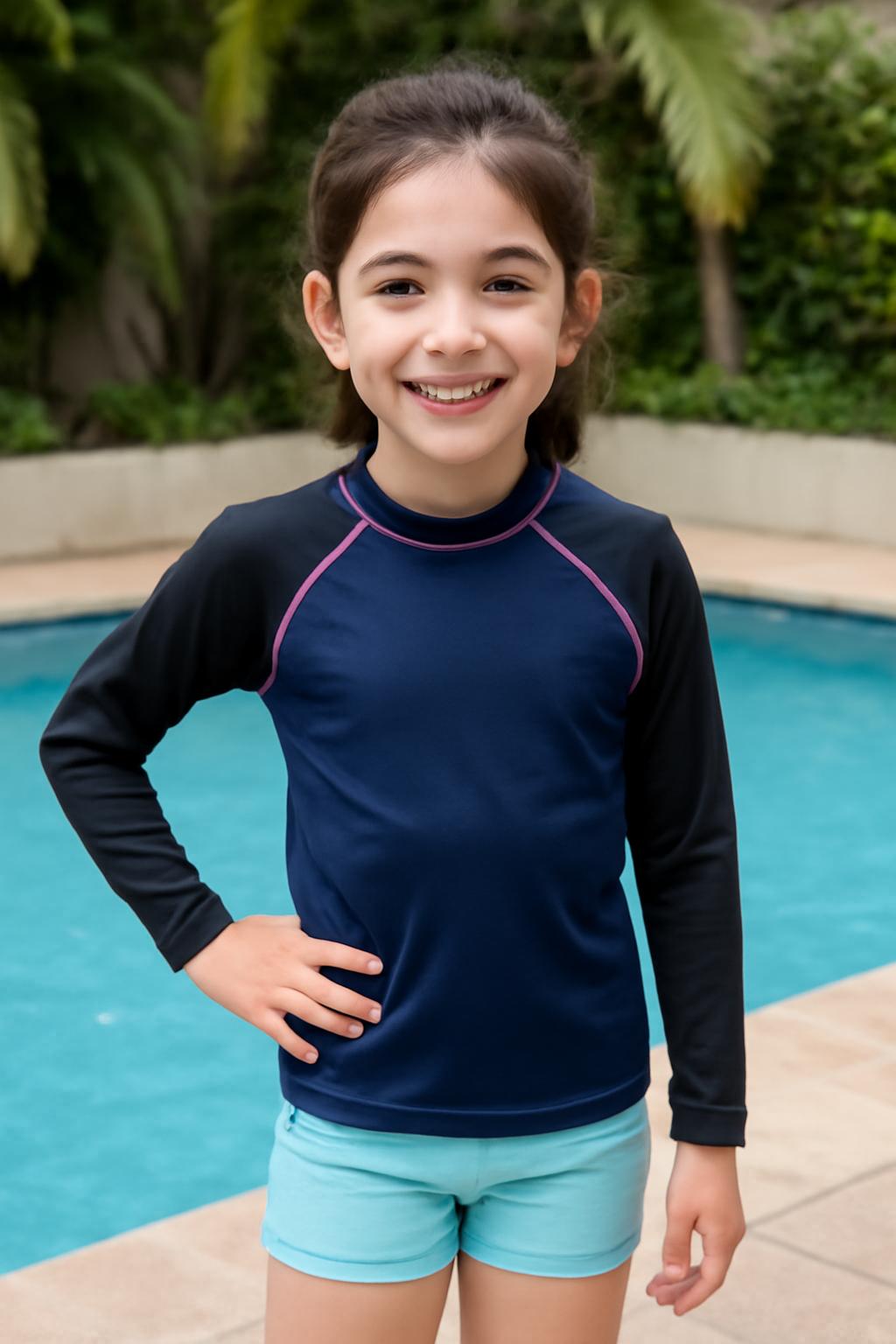 초등학생 래쉬가드
