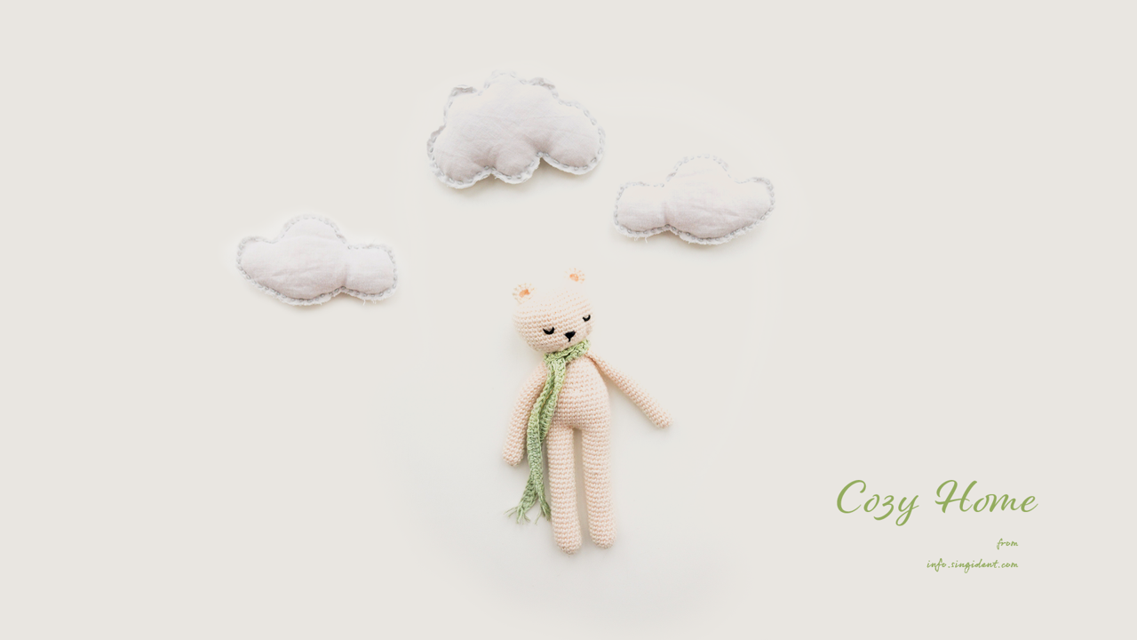 07 곰돌이 인형 C - Cozy Home 포근한배경화면