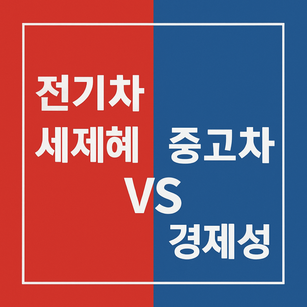 전기차 세제 혜택이 사라진다면 중고차가 이길까?