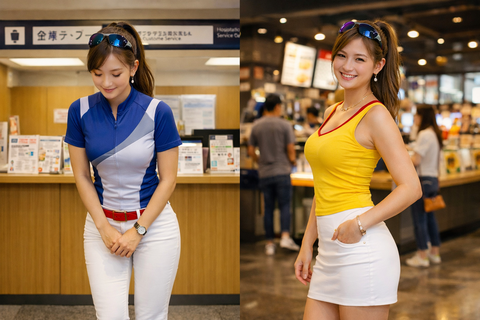 좌측은 매뉴얼로 흡수된 친절, 우측은 개인 감정에 귀속된 친절을 대비해 제도 설계 차이를 보여준다.