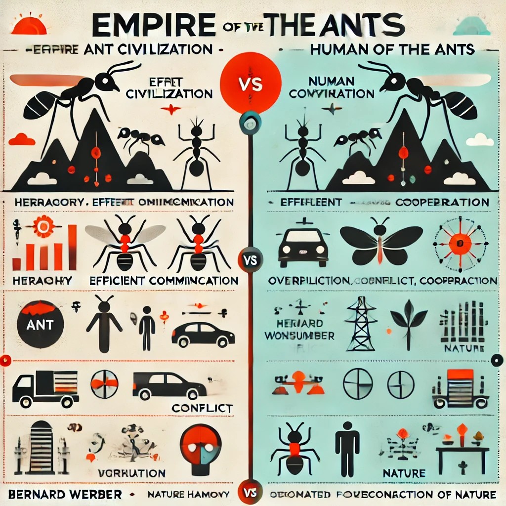 베르나르 베르베르 『개미』, 소설 속 숨겨진 메시지