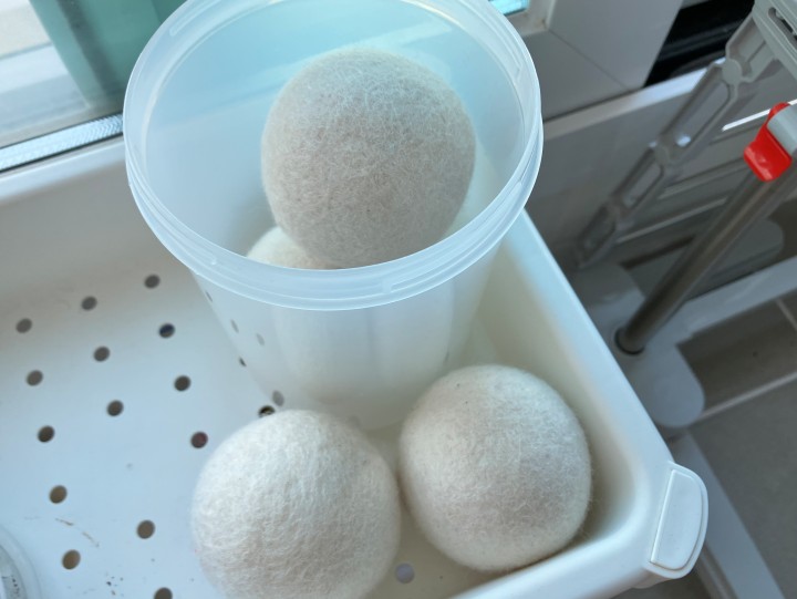 다이소 양모 건조볼