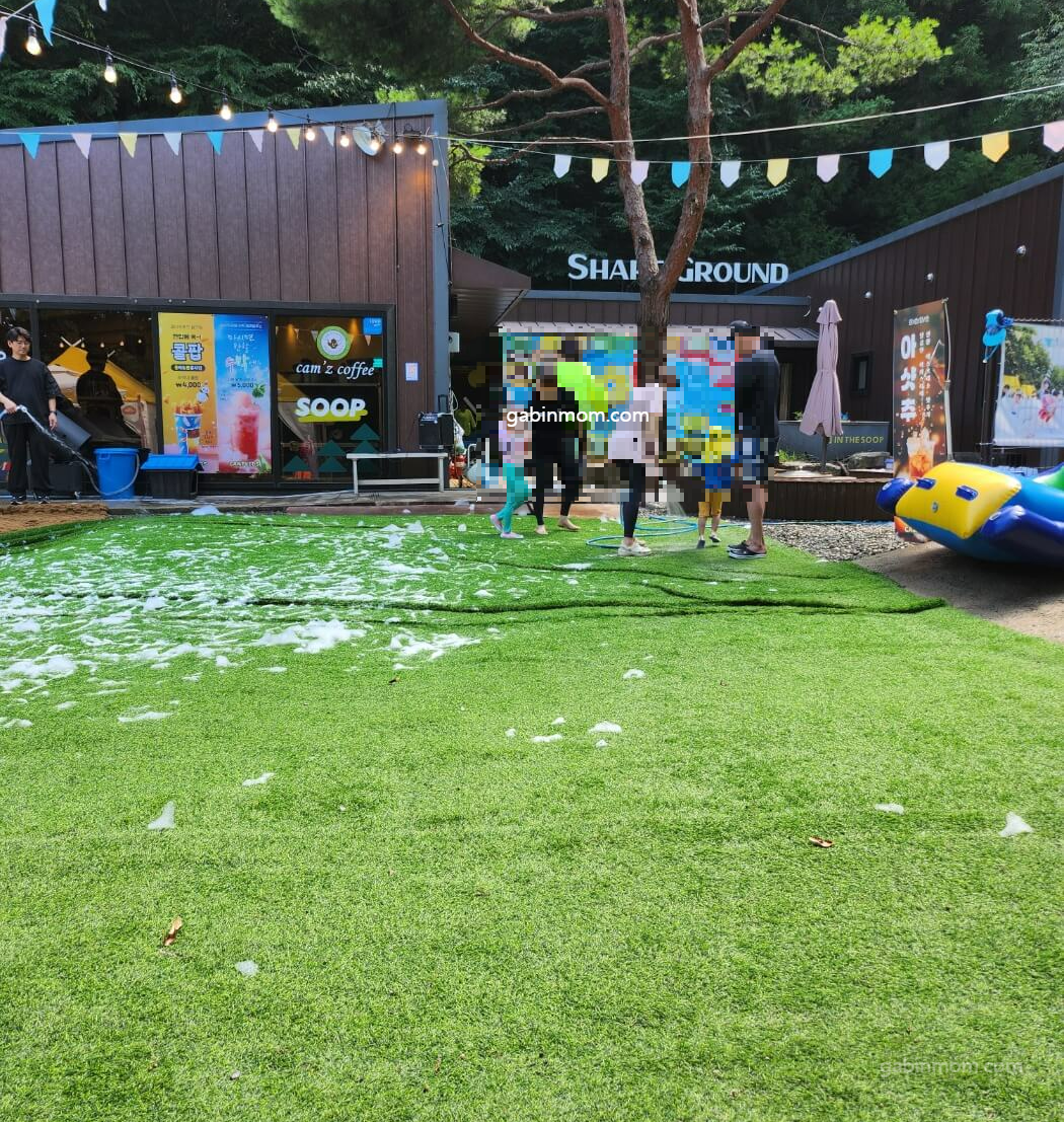 [당일캠핑/친구모임/가족모임] 양산 캠키즈 여름시즌 버블파티 찐후기와 예약 시 가장 별로인 자리 정보 및 필수 준비물 확인