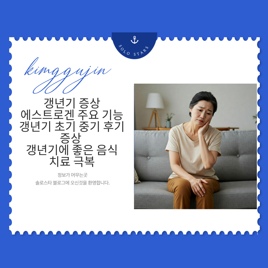 갱년기 증상 사진