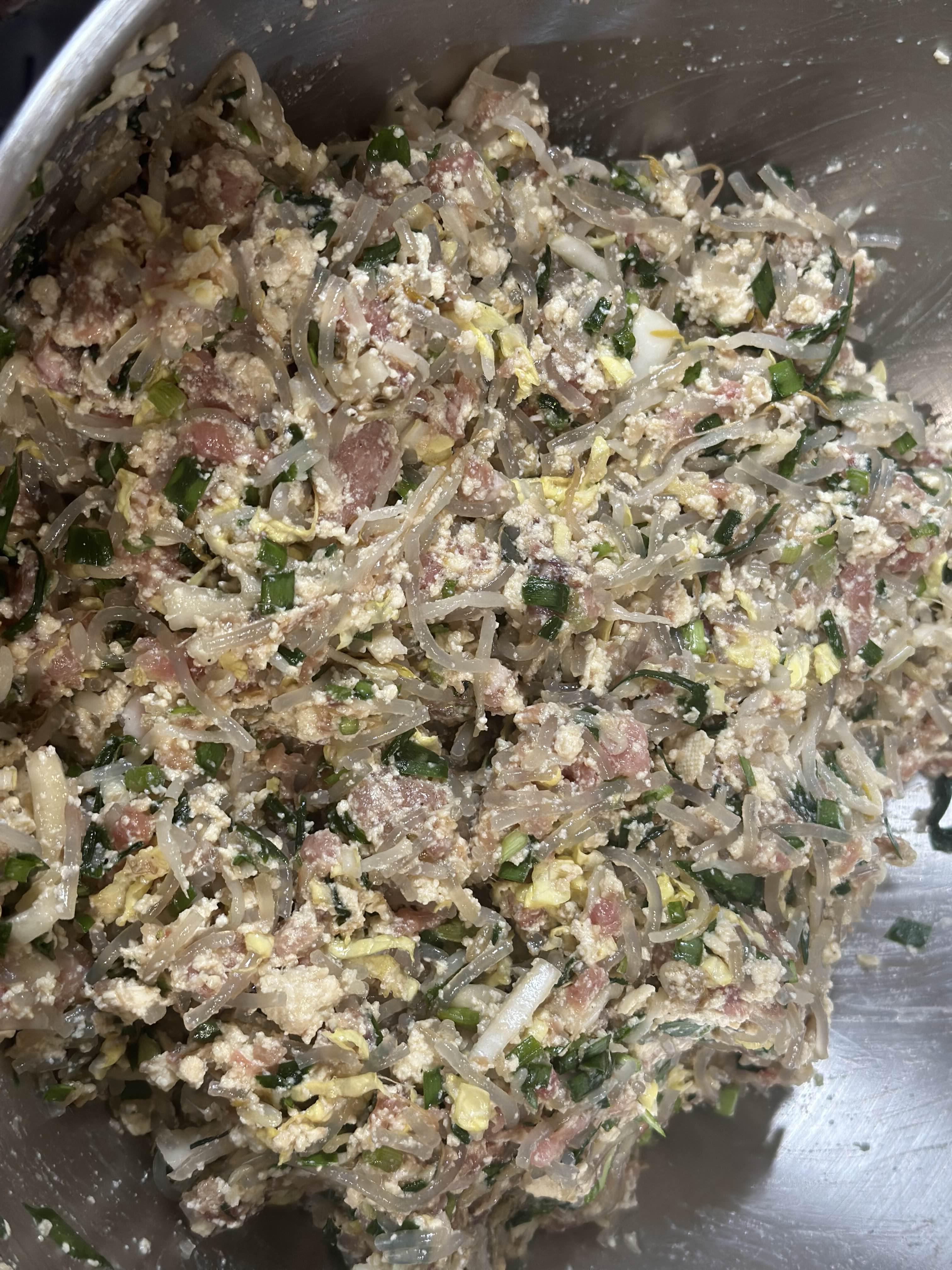 만두속 황금레시피 만두 만들기