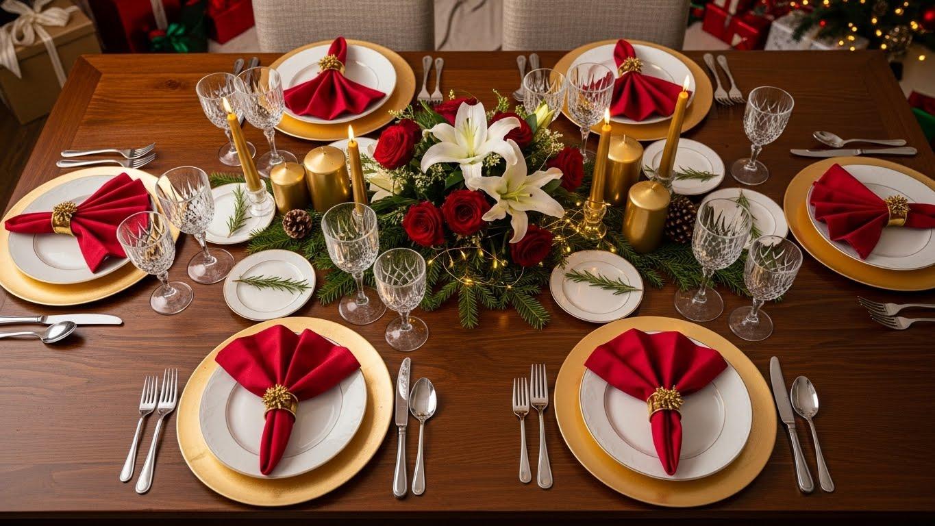 연말 파티 상차림