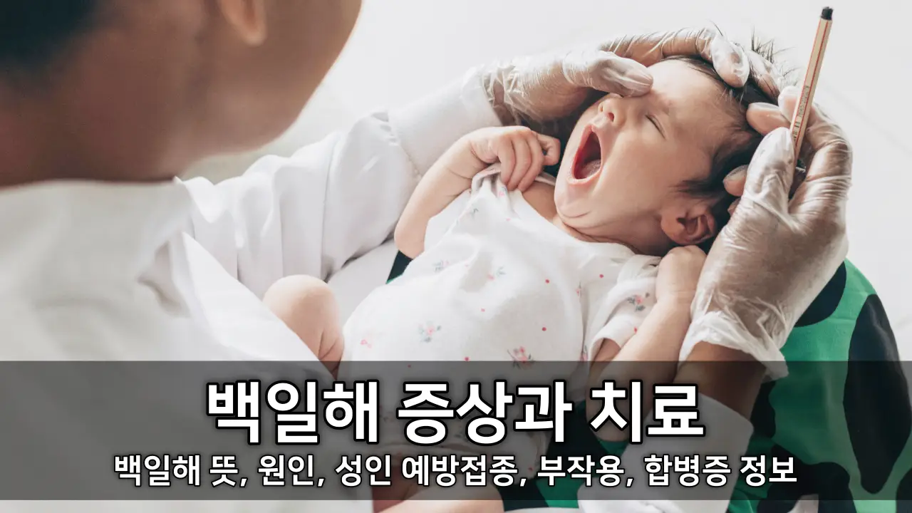 백일해 증상과 치료 - 백일해 뜻, 원인, 성인 예방접종, 부작용, 합병증 정보
