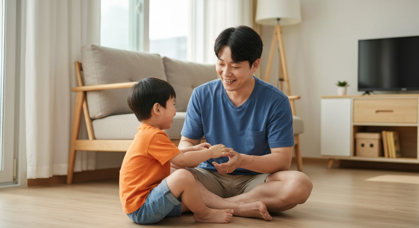 아빠와 아이 일대일 시간