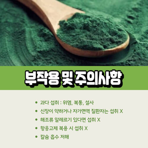 스피루리나_부작용