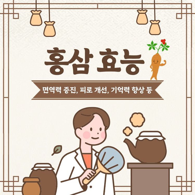 홍삼 효능