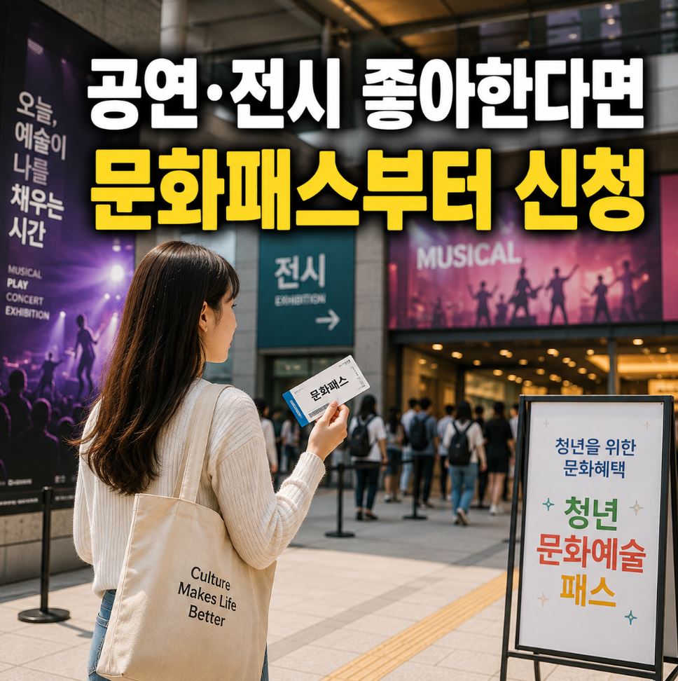 청년 문화예술패스 신청방법,사용방법