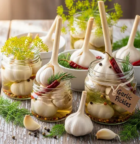 마늘 장아찌 파랗게 변하는 이유