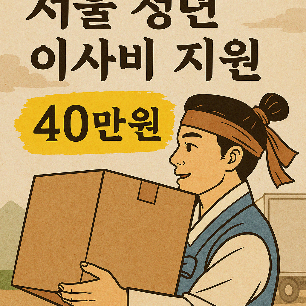 “23년 이후 서울로 이사했으면 무조건 받을 수 있는 40만 원” 청년 이사비 지원, 지금 신청하세요!