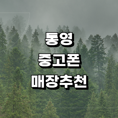 통영시 중고폰