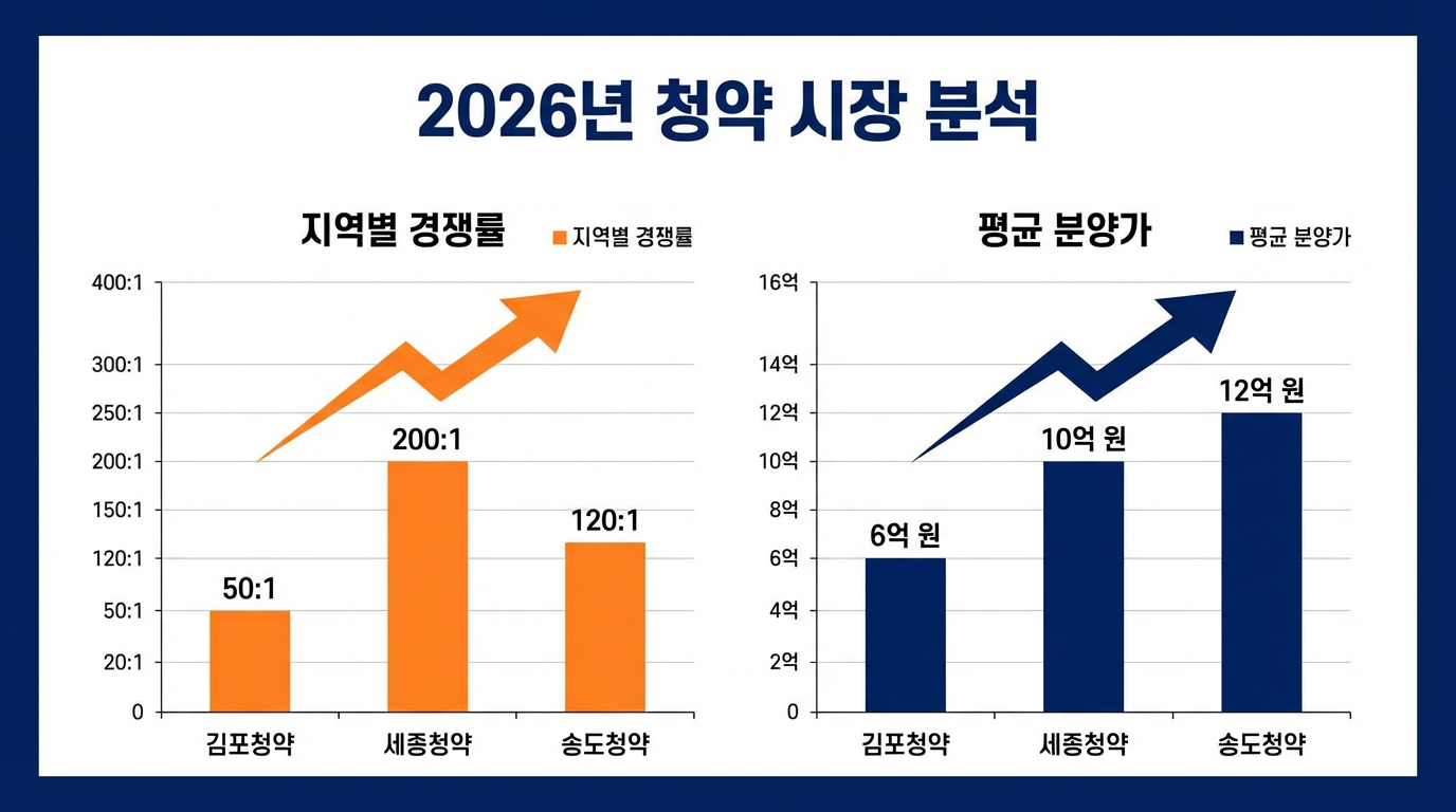 2026년 수도권 청약 시장 트렌드 차트