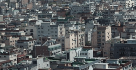 빽빽히 들어선 빌라들의 모습