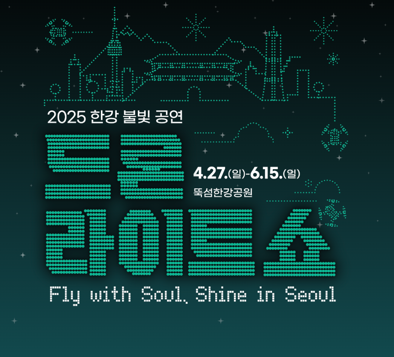 한강 불빛 공연 드론라이트쇼