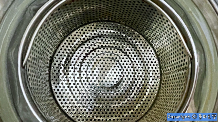 깨끗해진-배수구-거름망