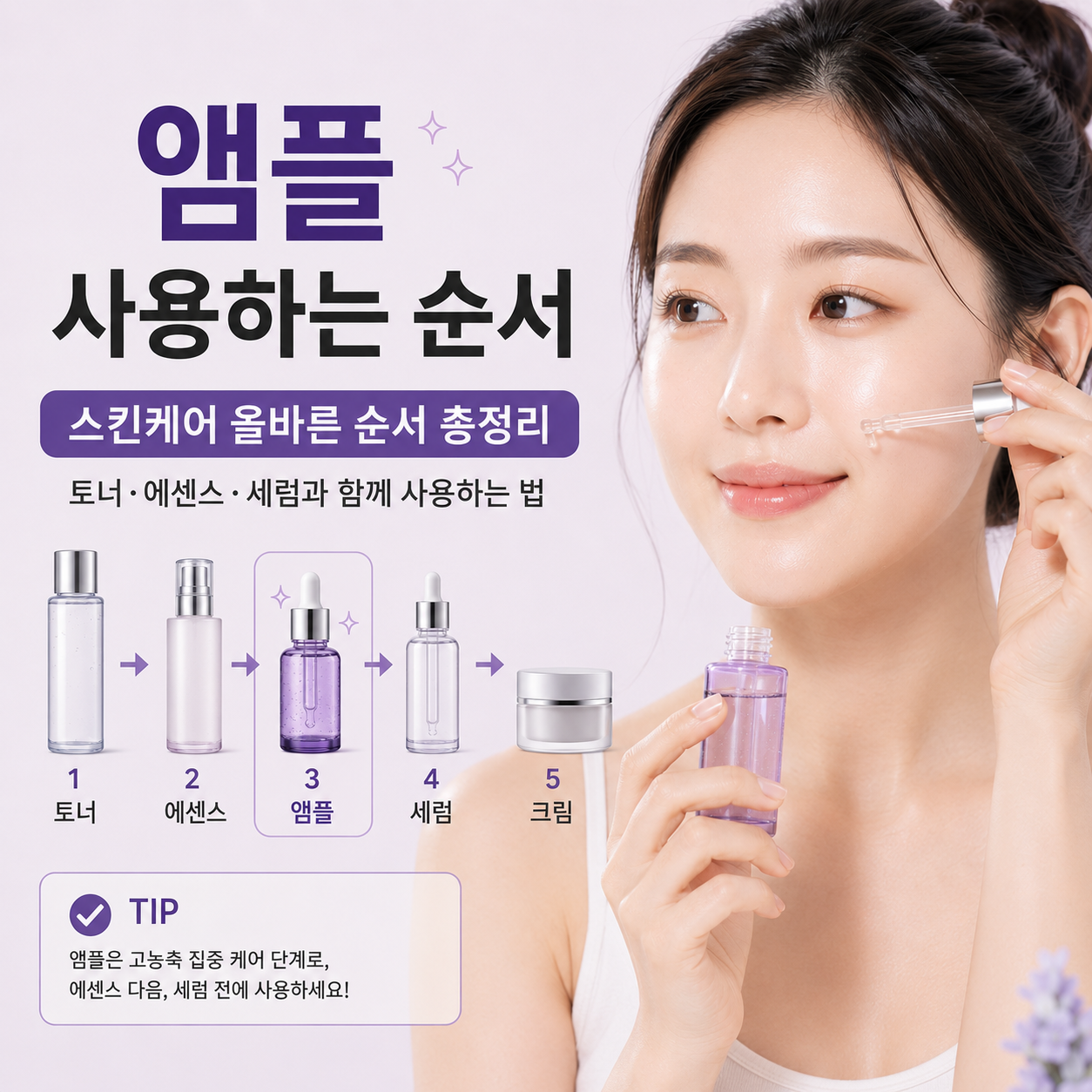 앰플 사용하는 순서