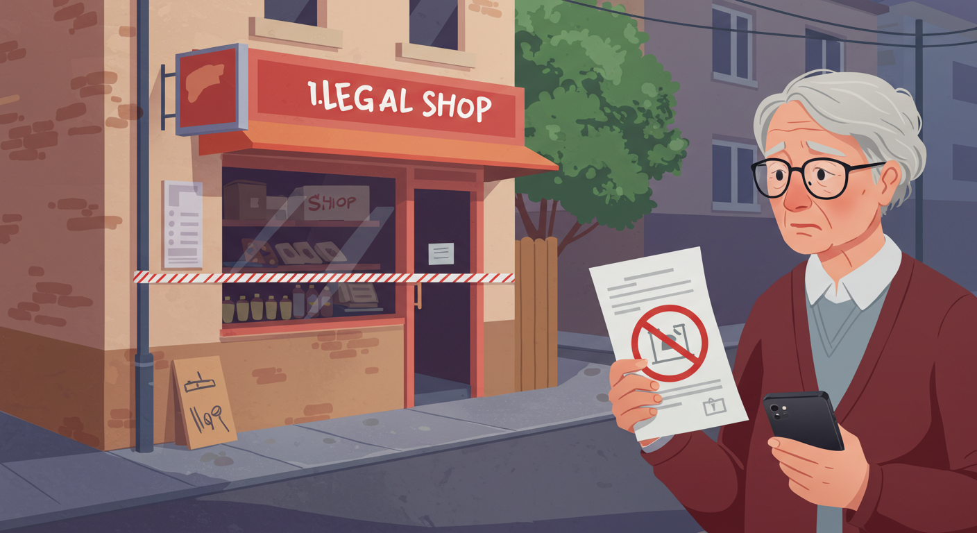 유령 매장, 사업자 등록, 재민원