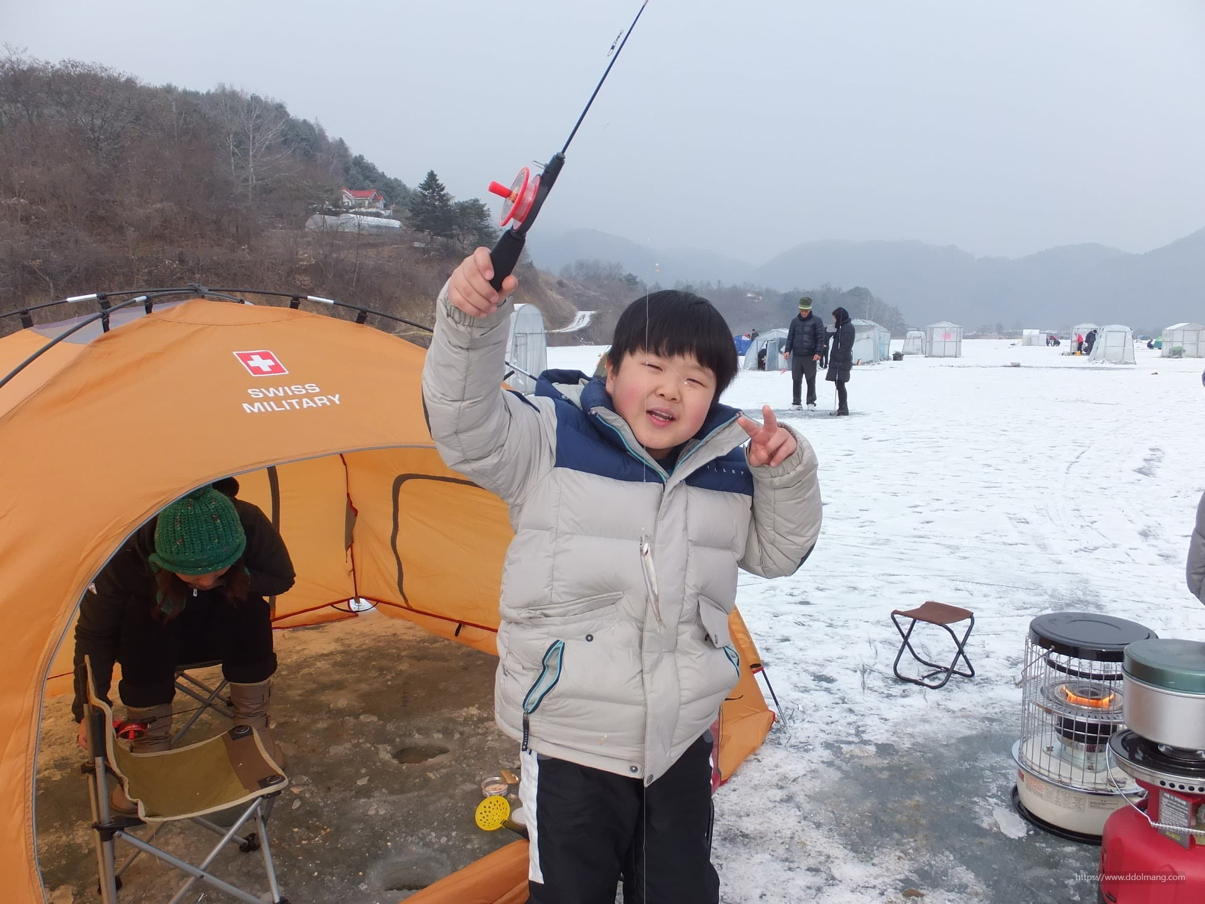 1월 중순경 빙어 낚시터 상황