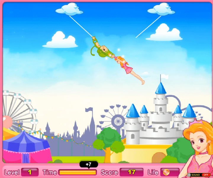 정확히-점프하여-서커스-줄타기에-성공하는-화면