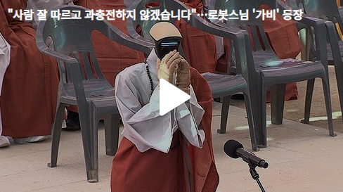 로봇 스님 가비: 조계사 수계식 현장 공개! '로봇 오계'에 담긴 AI 윤리의 비밀