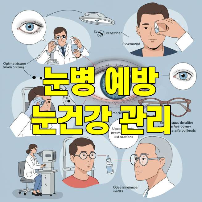 눈병 예방 눈 건강 관리