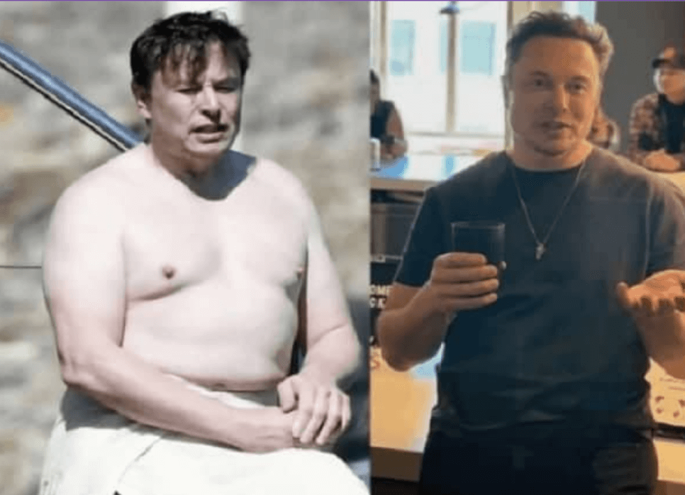 일론 머스크 다이어트 전후