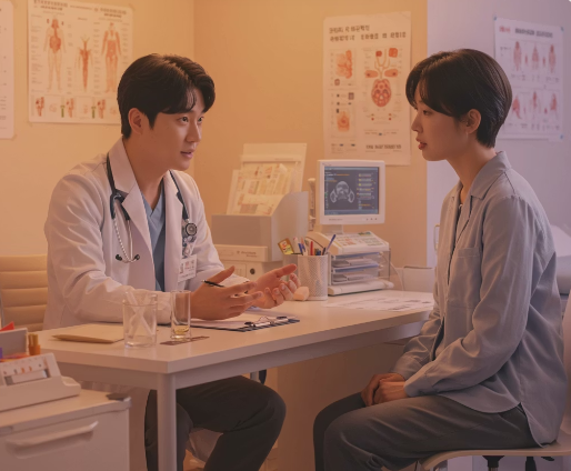 MBP에 대해 의사와 상담하는 모습 2
